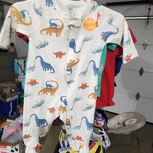 Just One You Dinosaur Print Onesie